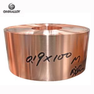 China 0.6X6.5mm C5191 R-H Phosphor Bronze Strip with Excellent Ductility and Welding for Elastic Components on sale