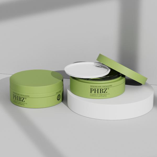 100g Round Screw Cap Glass Cream Jars With Lid Customized Packaging For Face