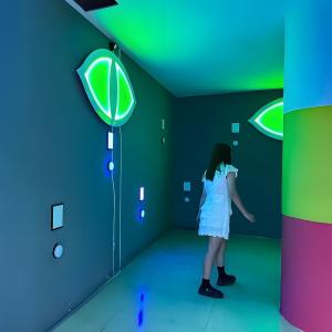 Scary Escape Room Interactive Light Hide Wall Game Team Cooperate For Kids