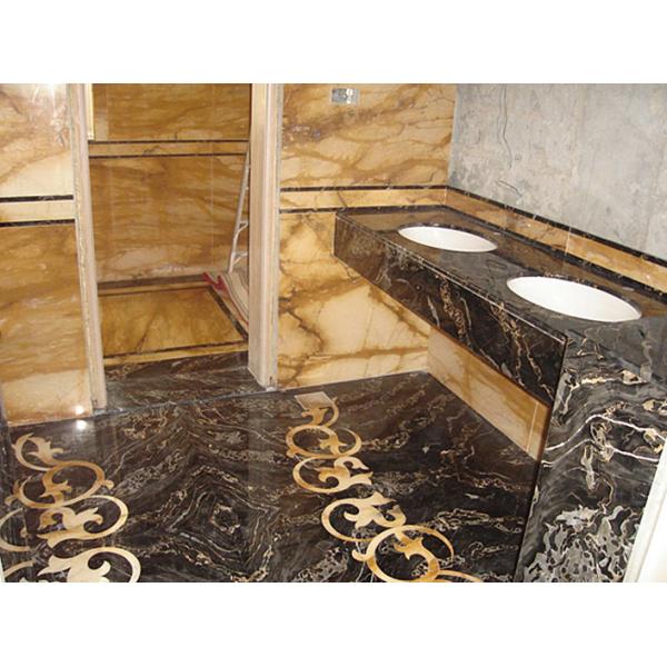 High Quality Marble Building Material Golden Time Marble Natural Golden Time Marble for Luxury Building