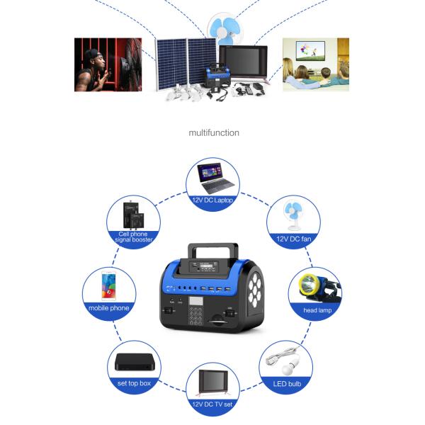 Multipurpose Solar Home System Kenya Non Electricity Solution Karaoke Function
