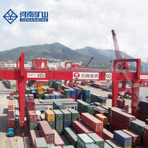 45T Rail Mounted Container Gantry Crane Double Girder With Hoist