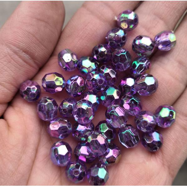 wholesale 3mm-16mm acrylic AB color bubble dazzling color pineapple corner bead DIY bead handicraft bag accessories