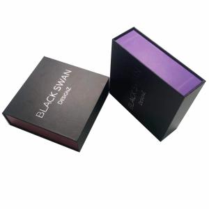 CMYK Handmade Recycled Printing Paper Magnetic Gift Box with Foam Insert For