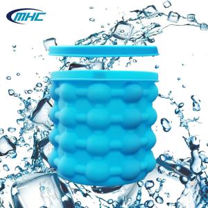 Collapsible Silicone Ice Mold Ice Cube Maker Ice Bucket Eco Friendly