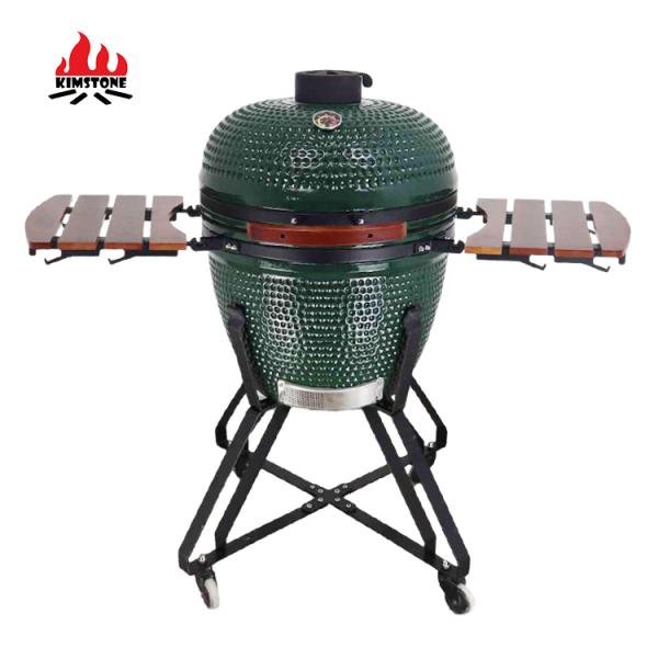 KAMADO 23.5 Inch Kamodo BBQ Asado Keramik Meat Grill Chinese Wholesale 2023 Outdoor Ceramic Barbecue Kamado