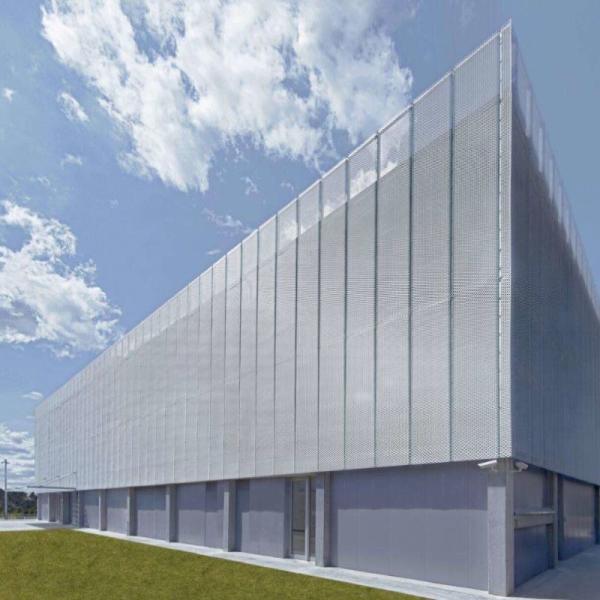 Square Edge Aluminum Mesh Ceiling Panel Decoration Expanded Metal Wire Mesh