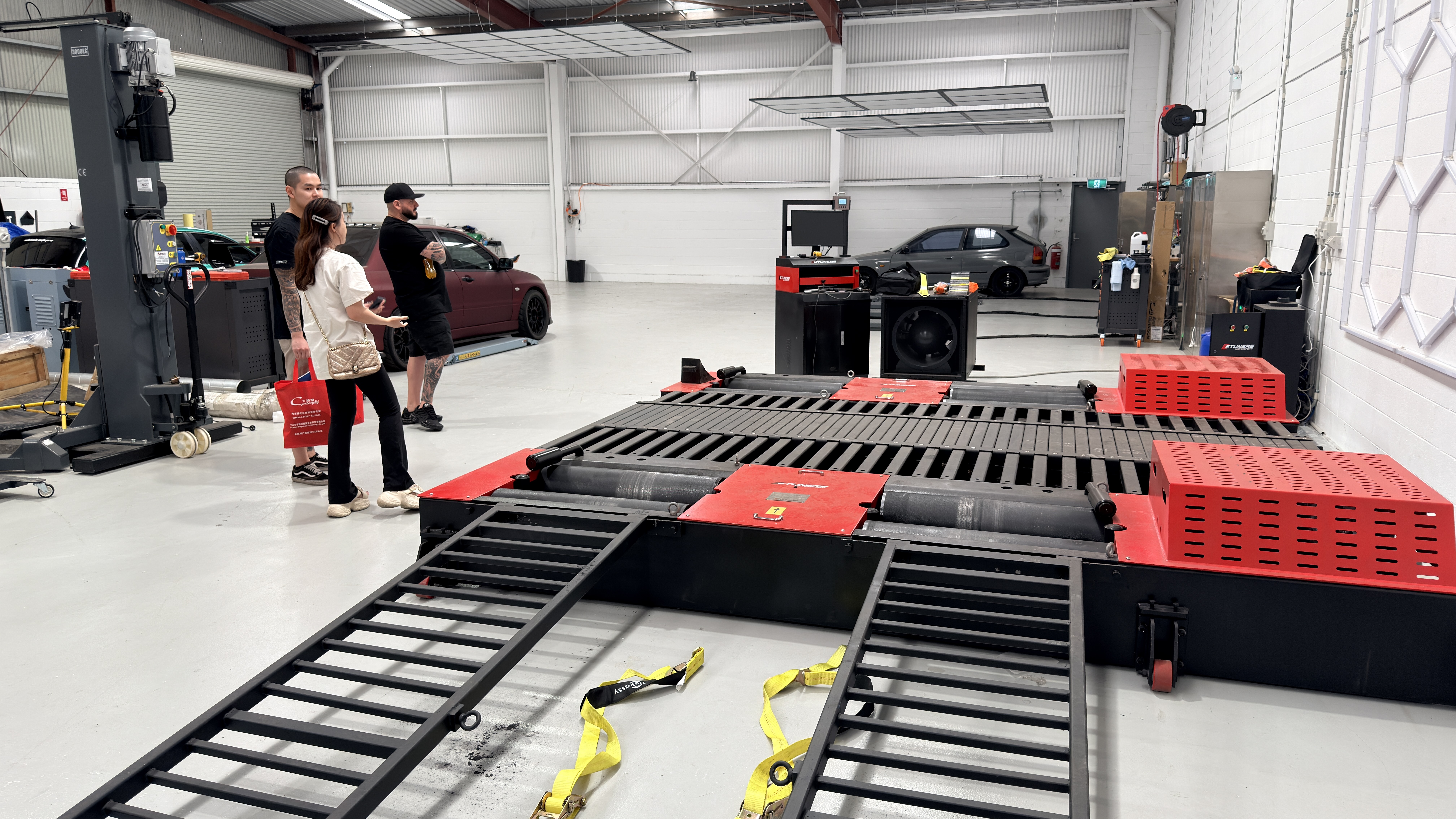 Cartesykj Australia 4WD 1000hp Vehicle Chassis Dynamometer horse power machine Vehicle Test Lane Vehicle inspection equipments