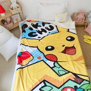Cartoon Digital Printing Sherpa Fleece Blankets Soft Breathable