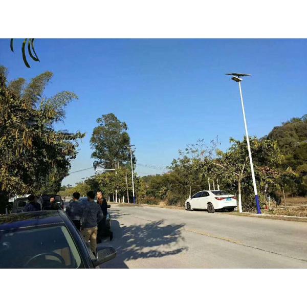 IP65 Integrated Outdoor Solar Street Lamps 60 Watt With Bridgelux LED Chip