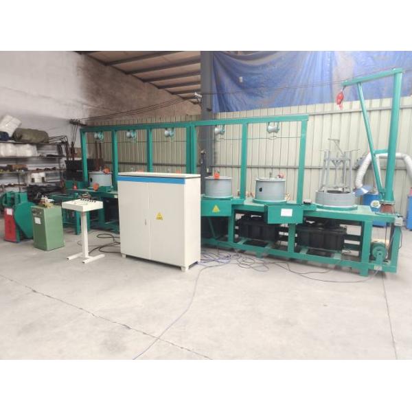 Inlet Wire 6.5mm Plc Steel Wire Drawing Machine Outlet Wire 2.8mm Motor 15kw