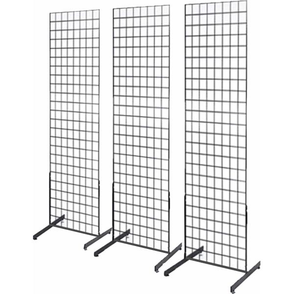 Buy Heavy Duty Retail Shelving Accessories Black Wire Grid Panel at wholesale prices