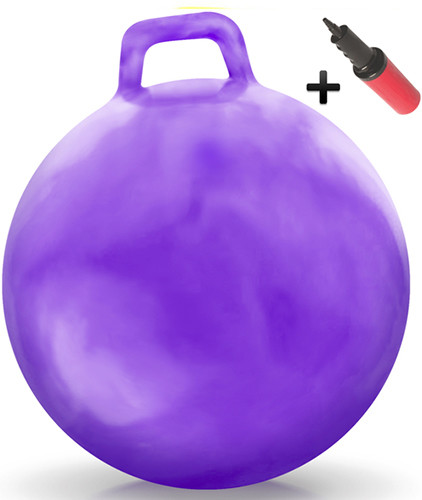 Buy Kids Inflatable Toy Bouncing Fitness Gym Jump Hopper Bouncy Ball With Handle at wholesale prices