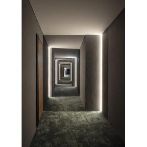 Frosted 8mm IP20 Aluminum Track For Led Strip Lighting