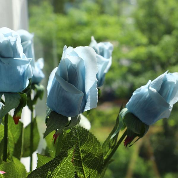 Simulated Rose Texture Moisturizing Rose Bud Simulated Flower Home Decoration Wedding Handheld Flower Fake Flower Cross border Wholesale