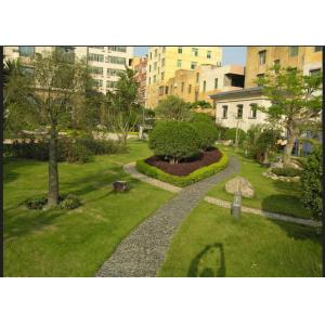 Professional Residential Fake Grass Landscaping Save Water Fire Resistance