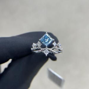 Igi Certified 1.03ct Women'S Lab Grown Diamond Rings Princess Cut