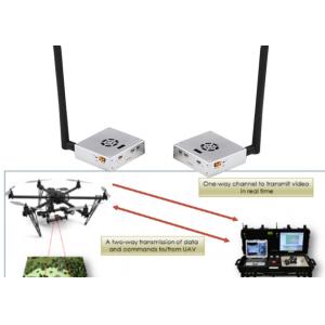 Quality 2.4Ghz Drones Wireless Video transmitter with 70ms delay &amp; 30km range air to GCS for sale