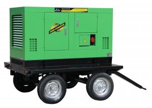 Quality Mobile Portable Enclosed Trailer Generator 8 - 1000KW 50Hz / 60Hz Water Cooled for sale