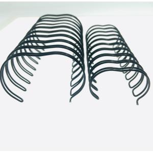 China Black White A4 Length 2:1 Pitch Binding Spiral Coil For Album on sale