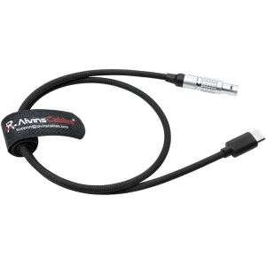 Alvin's Cables Braided USB-C Type-C to 2 Pin 12V Fast Charging Power Cable for