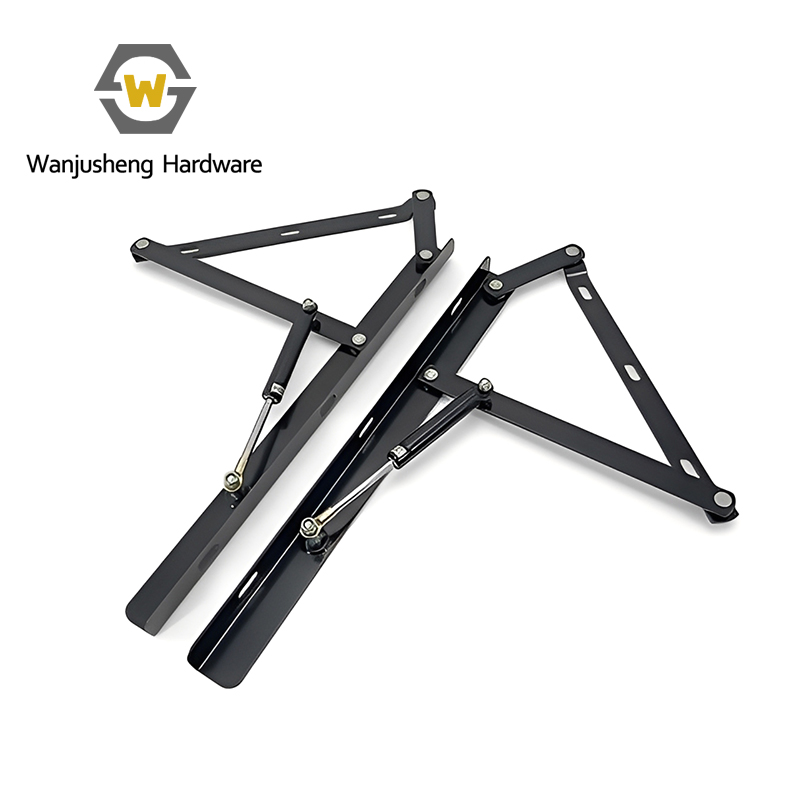 Hardware Mechanism Pneumatic Lifting Hydraulic Heavy-Duty Storage Bed Frame Hinge Bracket Bed Gas Spring Lifter