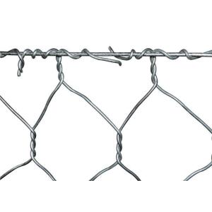 Hexagona 1x1x2m Weaved 4mm Gabion Baskets 100x120 Mesh Size