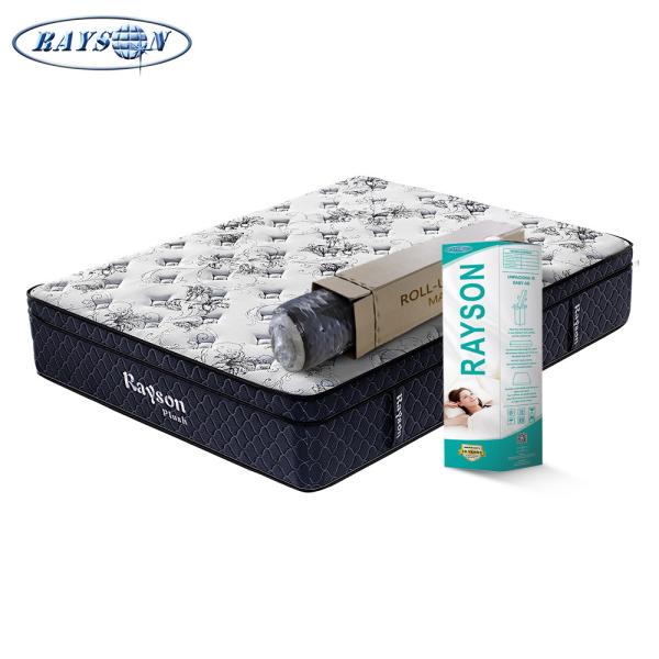 Buy Home Hotel Bed Eurotop 12 Inch Pocket Coil Sprung Mattress at wholesale prices