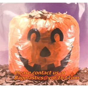 Halloween lawn and leaf bags for Halloween outdoor decoration,DELUXE GLOW IN THE