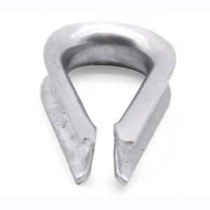 Hot Forged Electric Power Fittings HDG Guy Wire Thimble