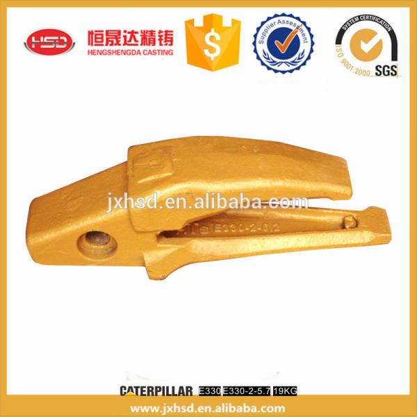 Heavy wide type construction machinery machinery parts bukcet teeth apply to E330 excavator/bulldozer on sale with stander size