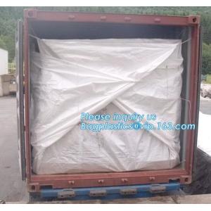 China 12Mill Open Top Dumpster Drawstring Container Liners,12Mil Reusable Open Top Drawstring Dumpster Container Liner, BAGEAS on sale