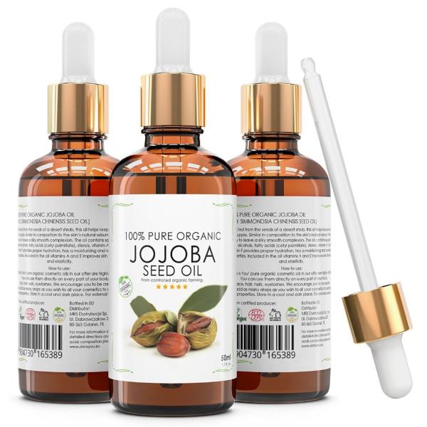 100% Percent Pure Cold Pressed Oil Jojoba Oil for Hair and Skin