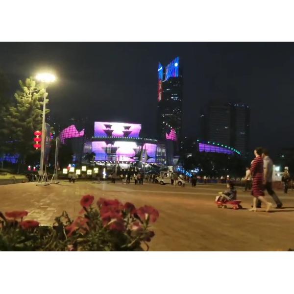 Buy P25 P31.25 Grille Screen HD High Brightness Transparent Full Color New Technology LED Display Outdoor Waterproof at wholesale prices