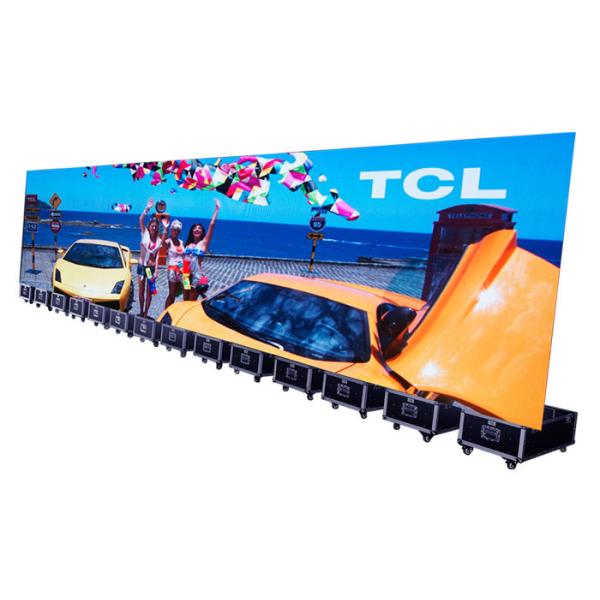 Dbstar Control Free Standing Portable LED Screen Outdoor Advertising Mobile Video Wall 23mm thickness