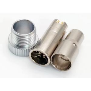 Female Circular M12 X Code Connector 8 Pin Long Shield Socket For Cat6a