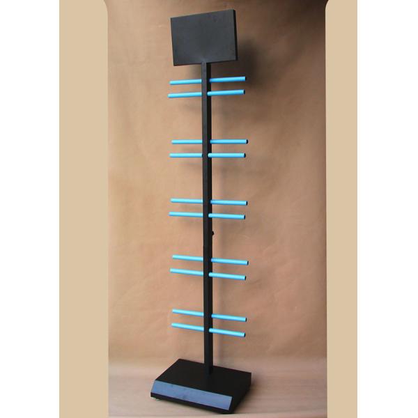 H1800mm L450mm Sports Equipment Storage Rack , Skateboard Storage Rack Logo Printed