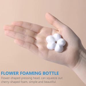 15oz Flower Shape Pressing Foam Sanitizer Dispenser Bottle 450ml