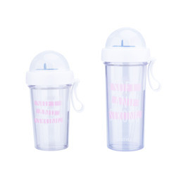 Wholesale Cheap Creative Outdoor Sports Plastic Dual Use Drinking Straw Water