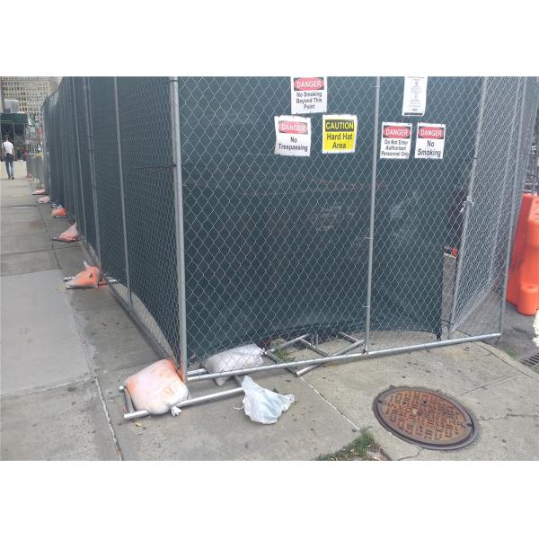 8'x12' temporary construction fence panels tubing 1⅗"(40mm) 1⅝"(42mm) 1⅞" mesh