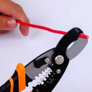 185mm Electrical Cable Stripping Tool 5 In 1 Fiber Optic Cable Cutter