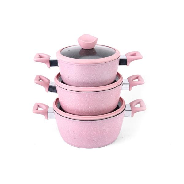 Buy Spray Lacquer Aluminum Alloy 3003 22cm Non Stick Soup Pot at wholesale prices
