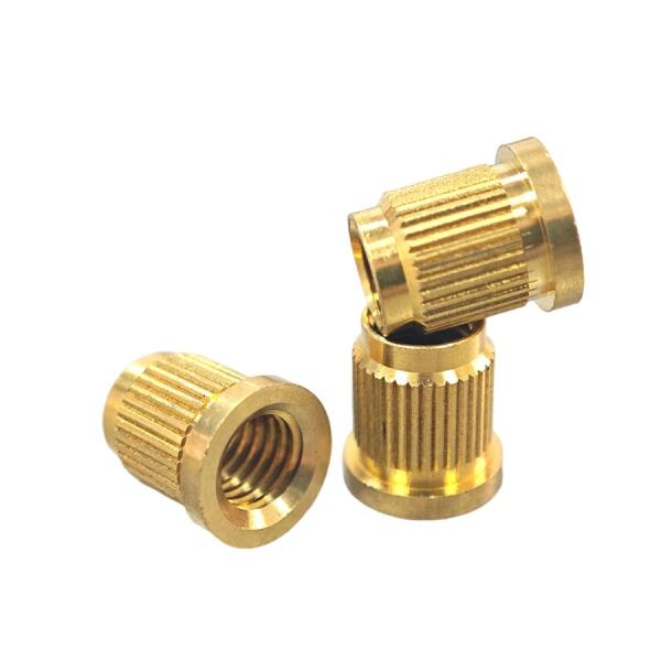 Buy Straight Knurled Brass Threaded Insert Nut High Strength And Versatility at wholesale prices