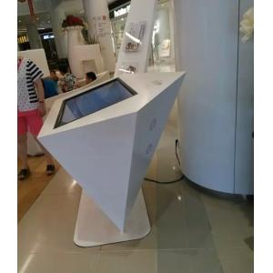 Customized White Windows10 43'' Infrared Stand Up Computer Kiosk ,Convenient