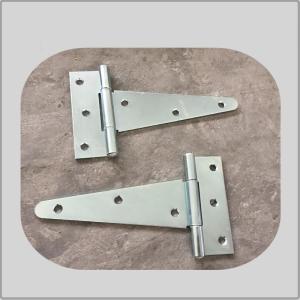 Plastic Spray T Strap Hinges , Barn Door Strap Hinges Black Color For Fence Door