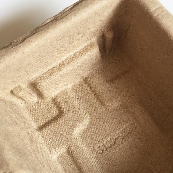 Biodegradable Cosmetic Bottle Packaging Pulp Container Molded Pulp Packaging Supplies