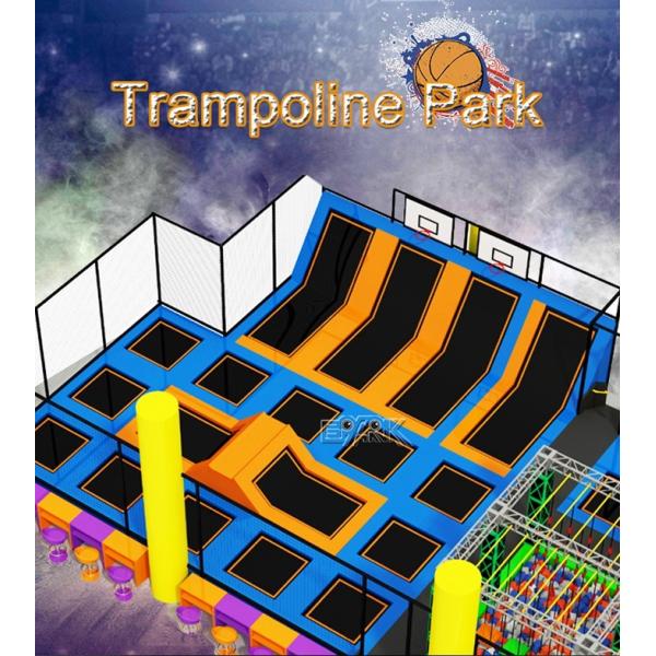 Trampoline Park Soft PlayTrampoline Indoor Playground Equipment Play Gym Jungle Theme