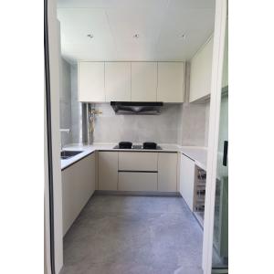 Custom Modular Kitchen Cabinet with Quartz Granite Marble Countertop