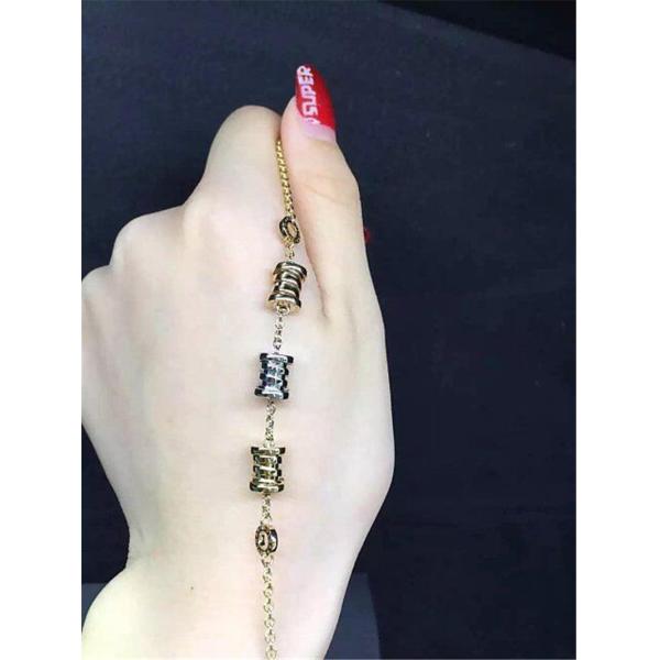 Bi 3 color spring Bracelet 18k gold white gold yellow gold rose gold Bracelet Jewelry factory in Shenzhen, China