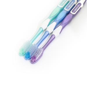 Hotel Disposable Plastic Toothbrushes With Soft Nylon 610 Bristles Customization